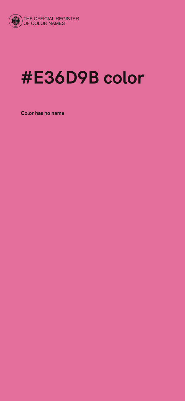 #E36D9B color image
