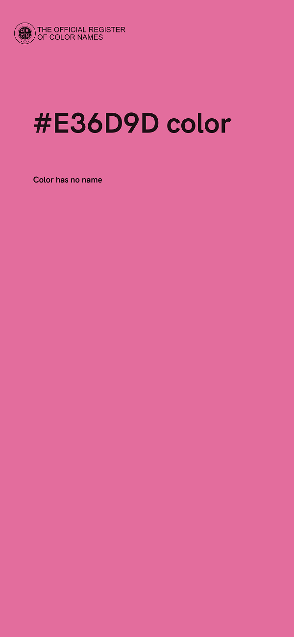 #E36D9D color image