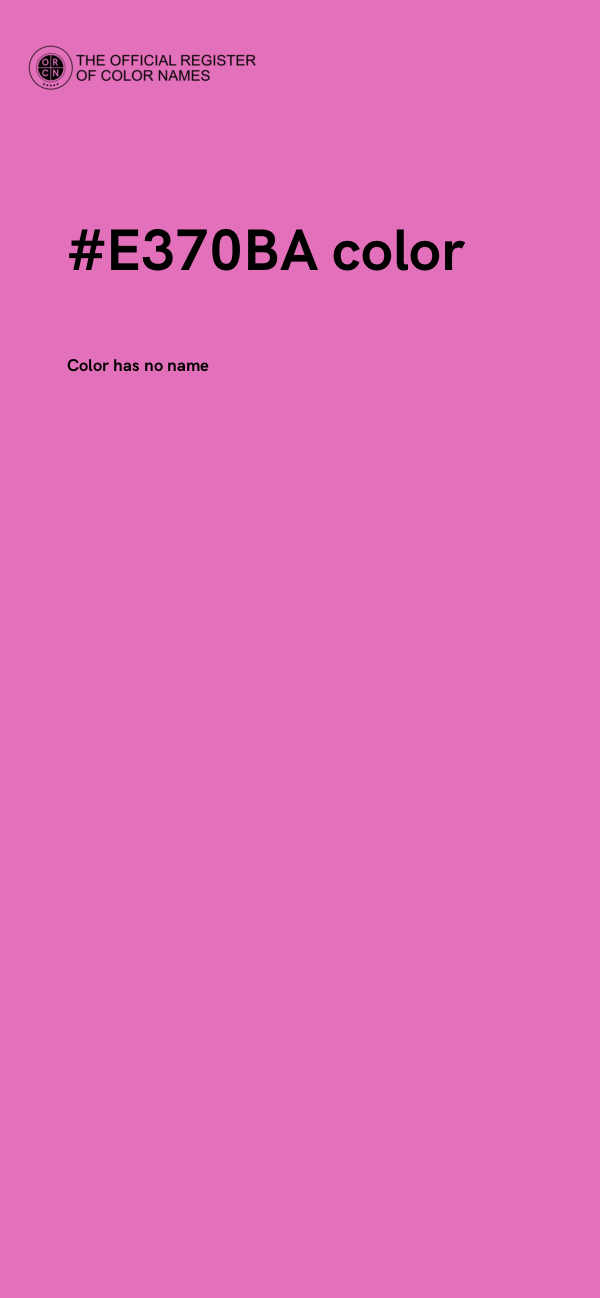 #E370BA color image