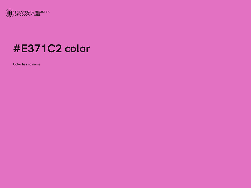 #E371C2 color image