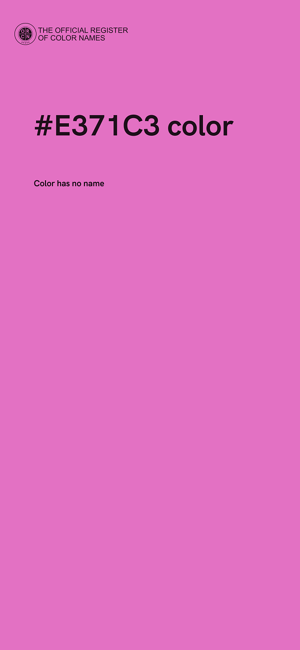 #E371C3 color image