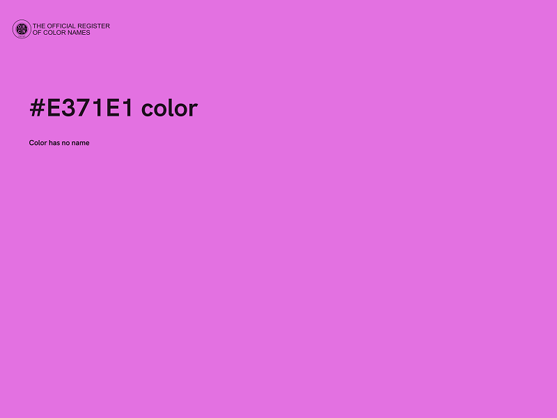 #E371E1 color image