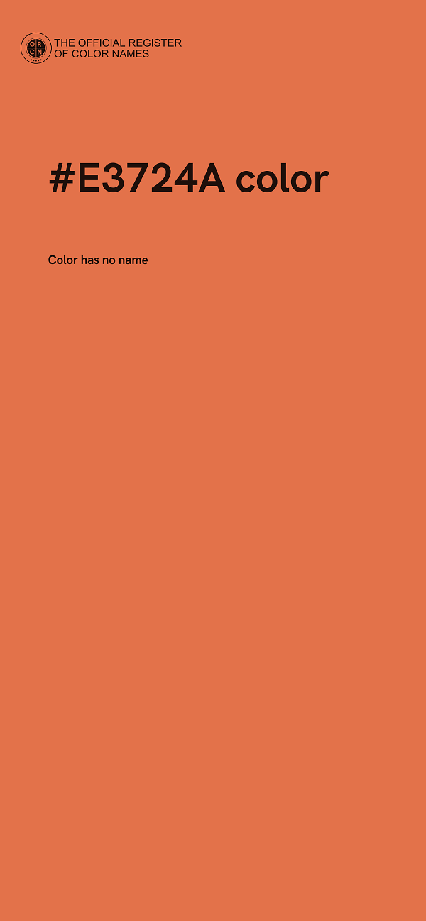 #E3724A color image