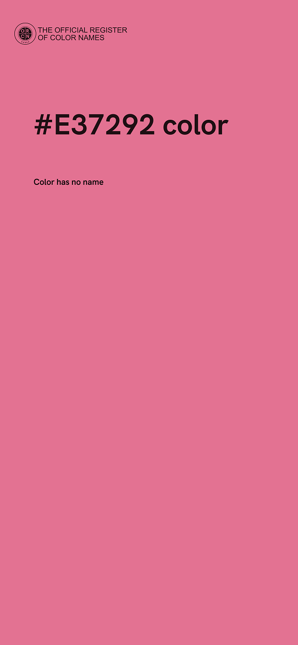 #E37292 color image