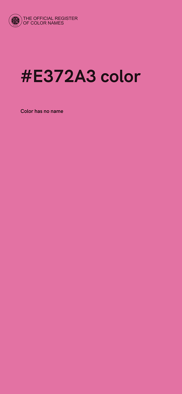 #E372A3 color image