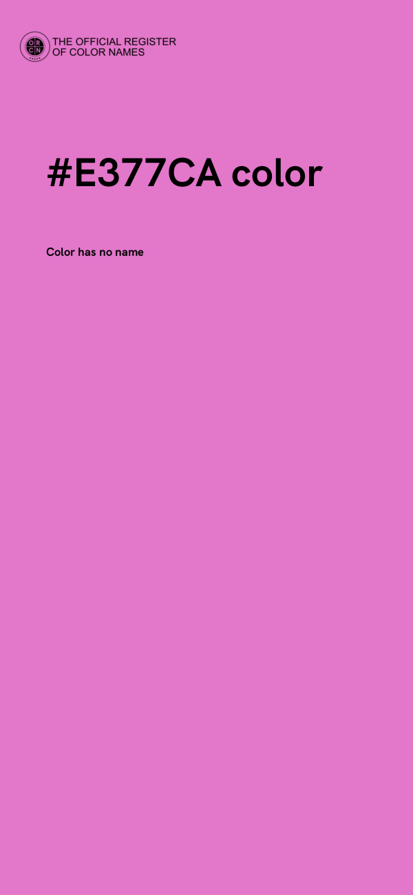 #E377CA color image