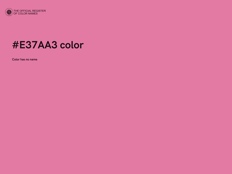 #E37AA3 color image