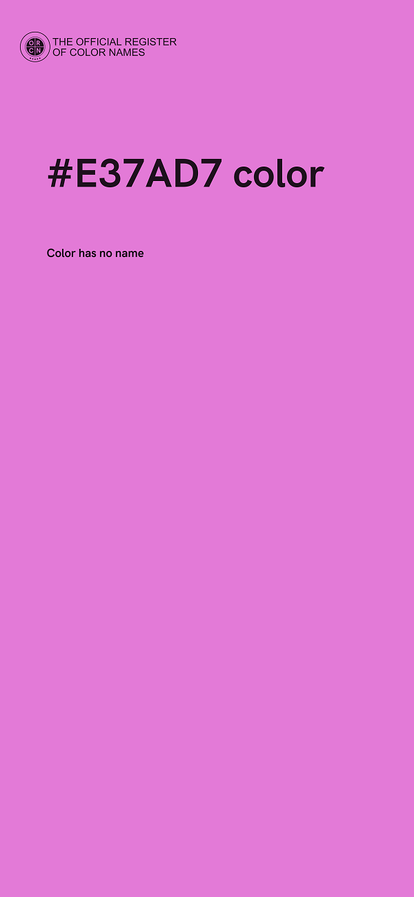 #E37AD7 color image