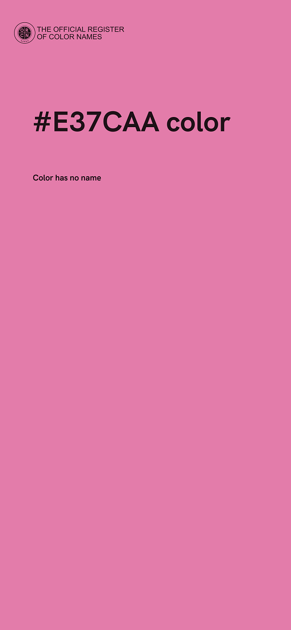 #E37CAA color image
