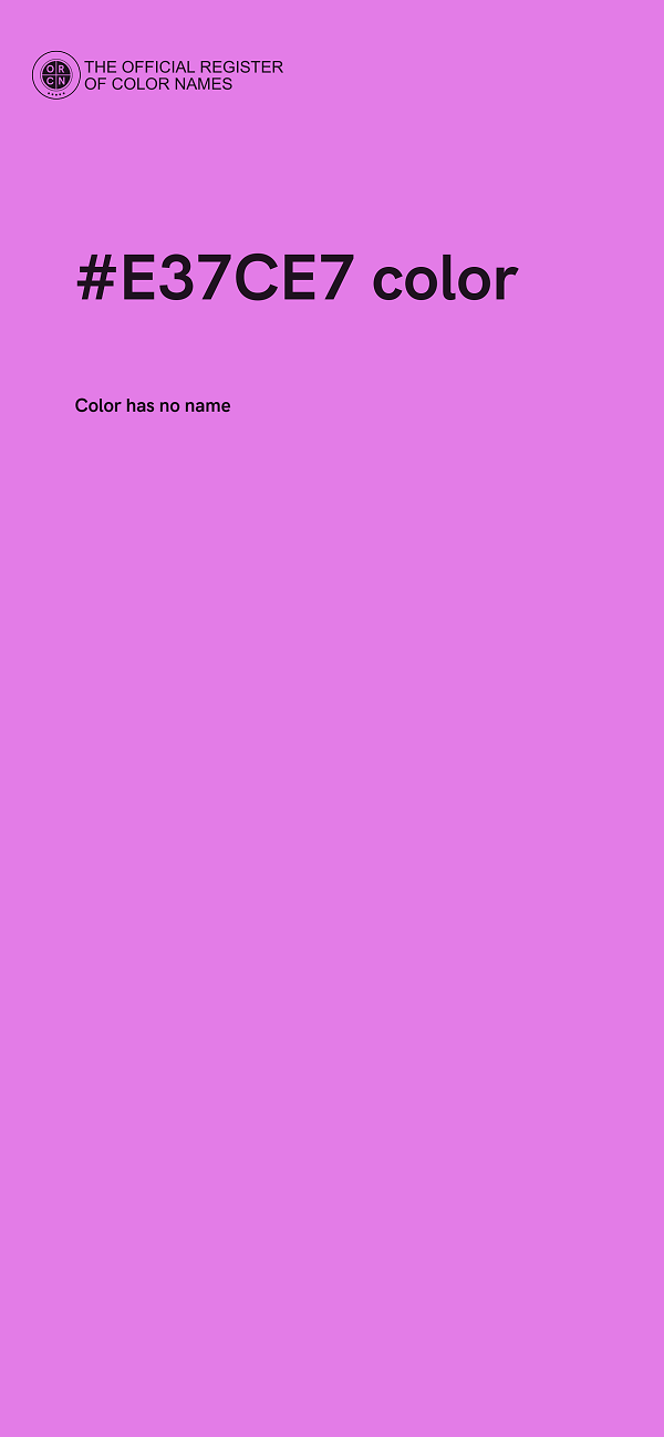#E37CE7 color image