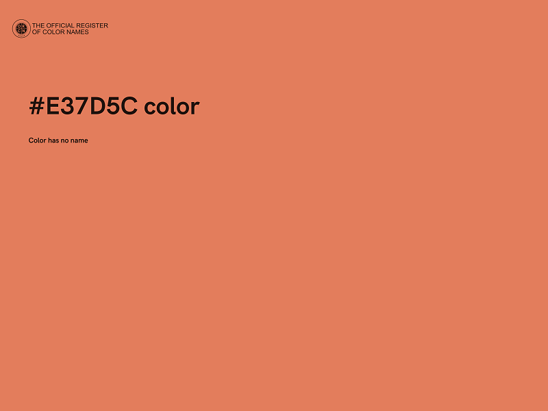 #E37D5C color image