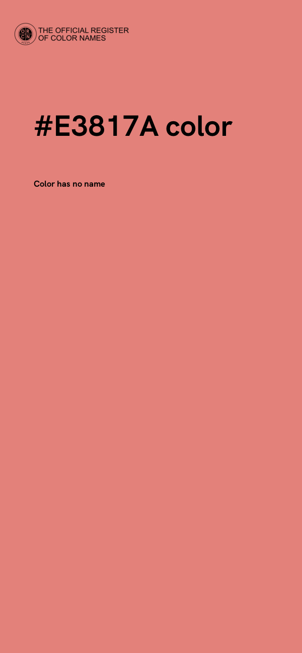 #E3817A color image