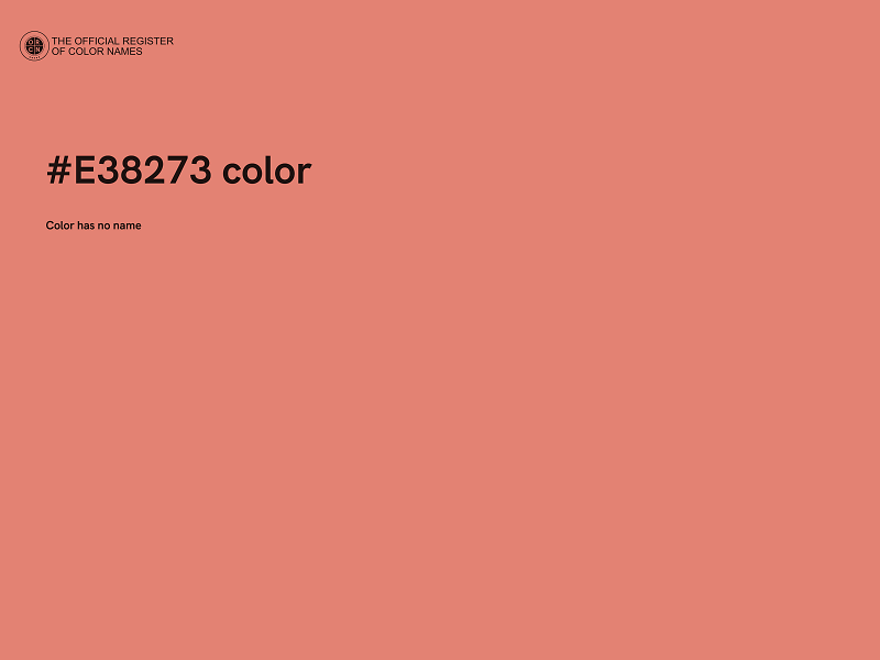 #E38273 color image