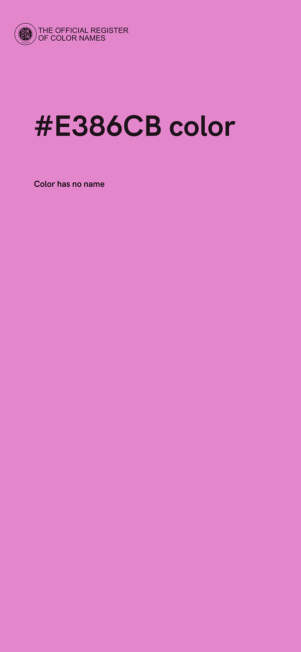 #E386CB color image