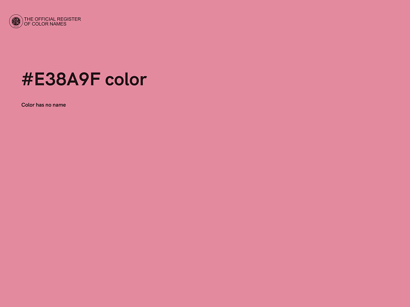 #E38A9F color image