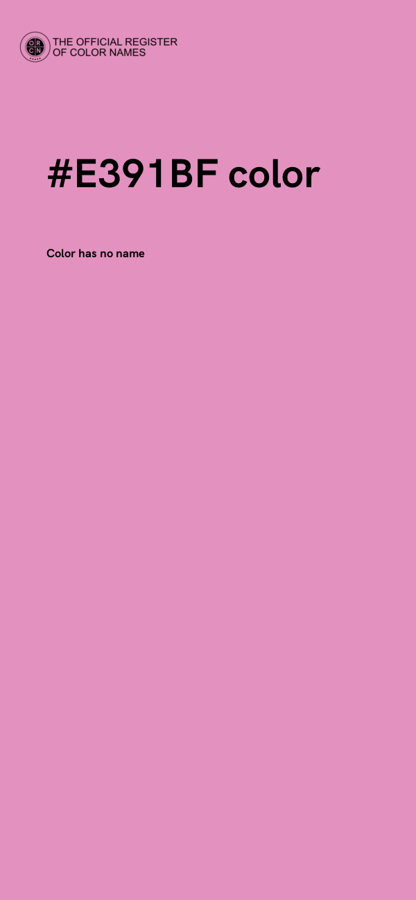 #E391BF color image