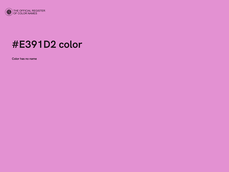 #E391D2 color image