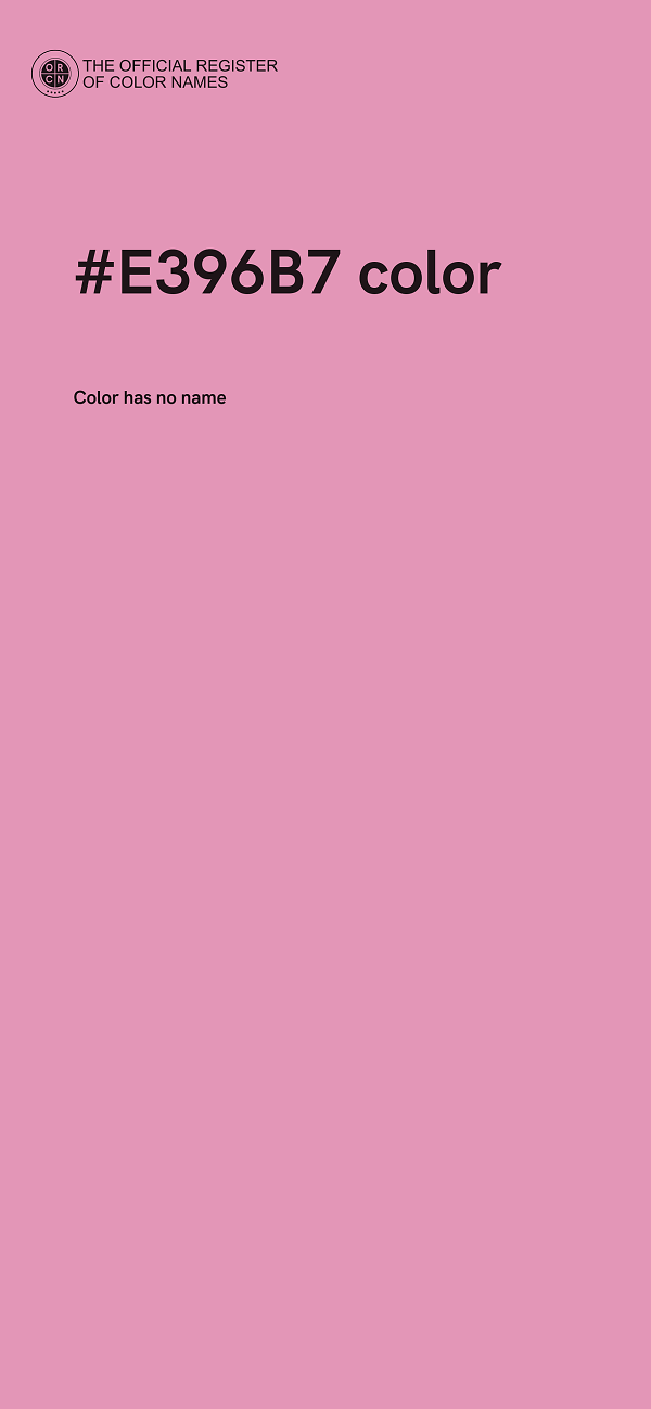 #E396B7 color image