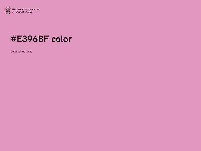 #E396BF color image