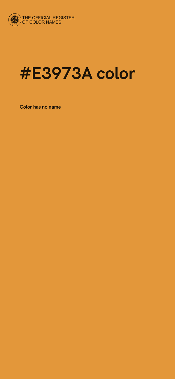 #E3973A color image