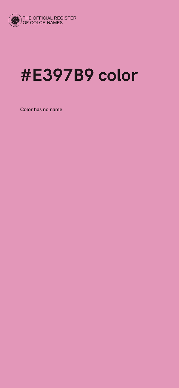 #E397B9 color image