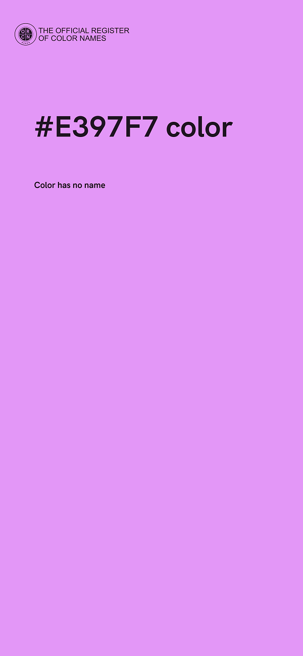 #E397F7 color image