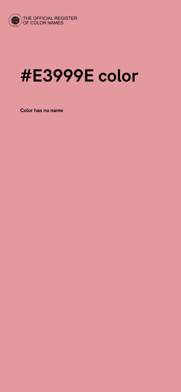 #E3999E color image