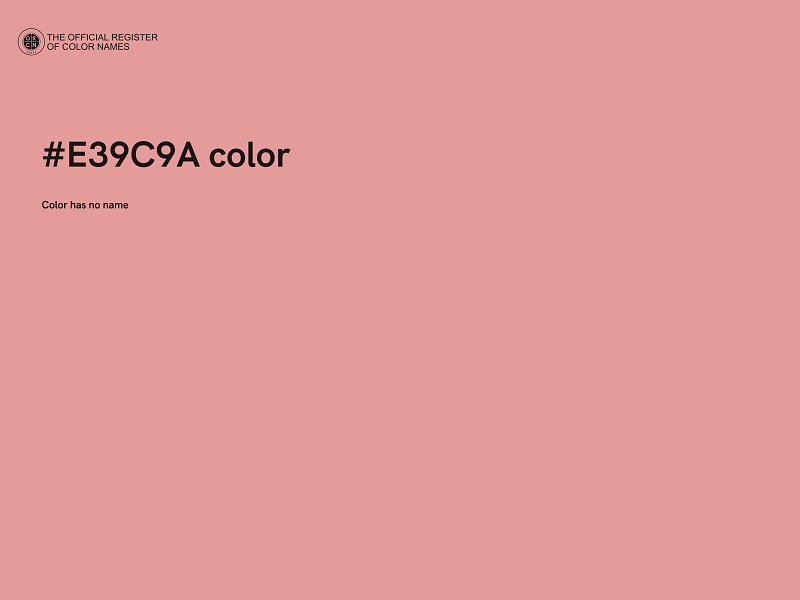 #E39C9A color image
