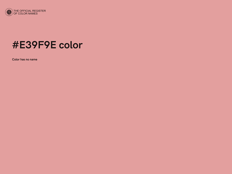 #E39F9E color image