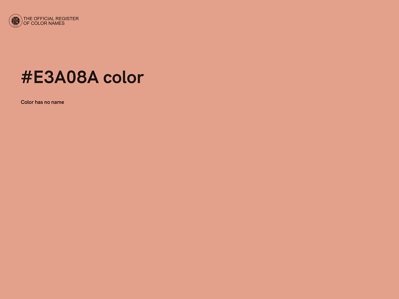 #E3A08A color image