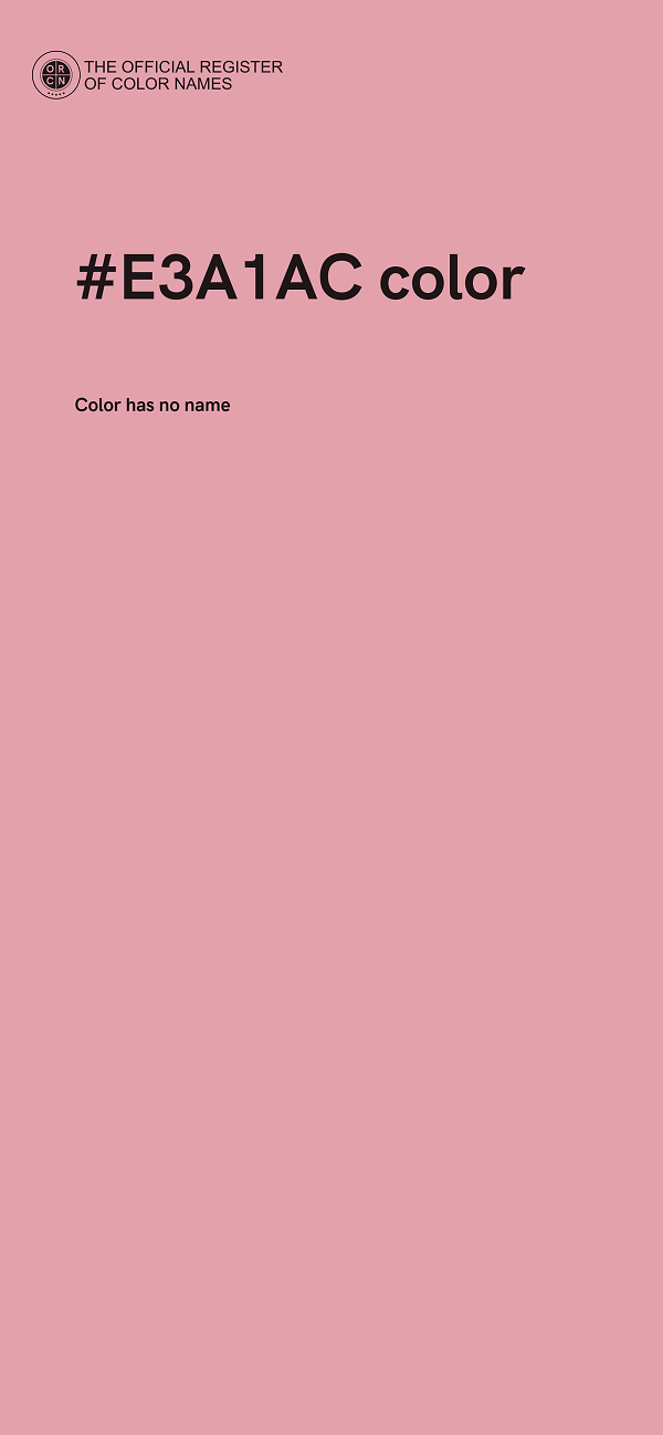 #E3A1AC color image