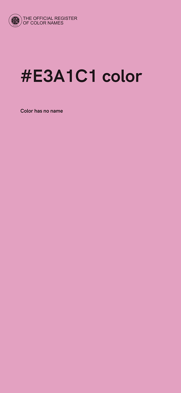 #E3A1C1 color image