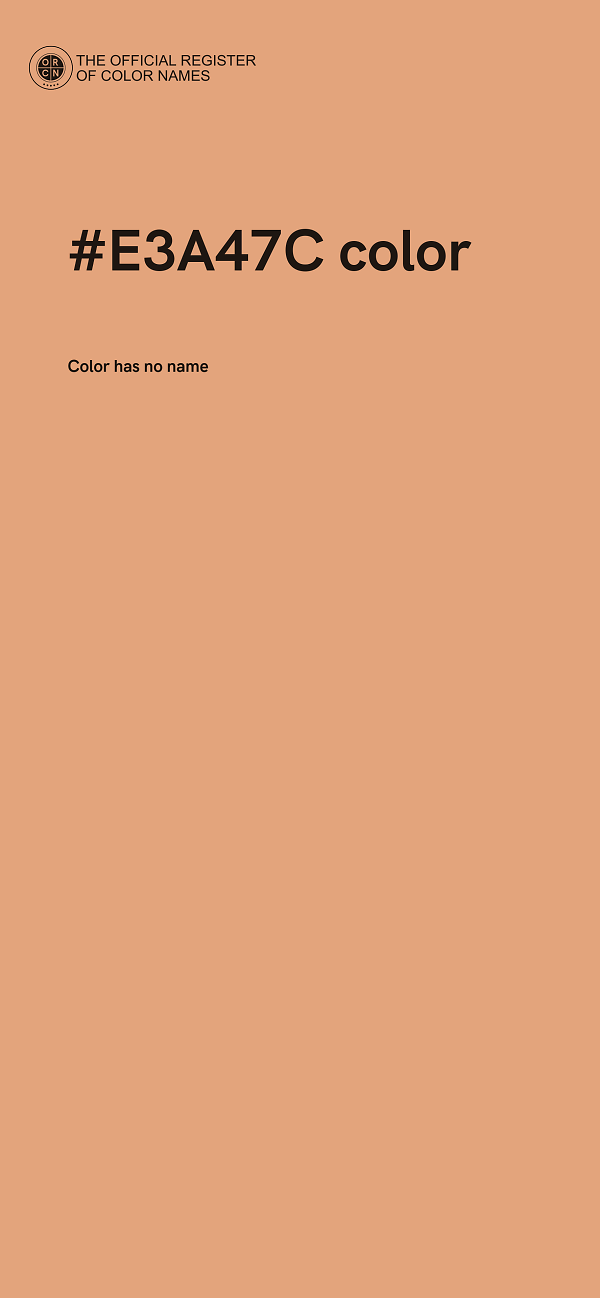 #E3A47C color image