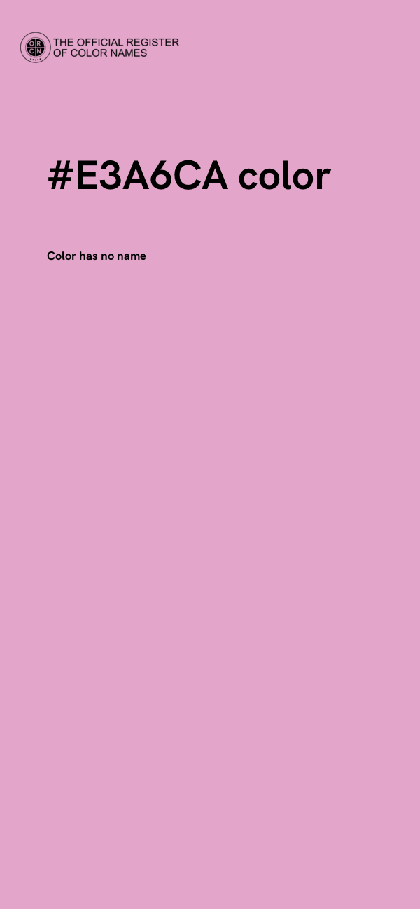 #E3A6CA color image