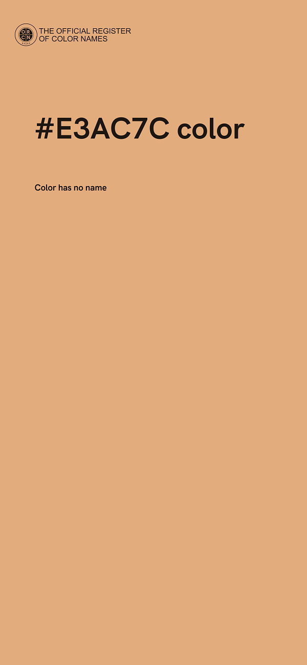 #E3AC7C color image