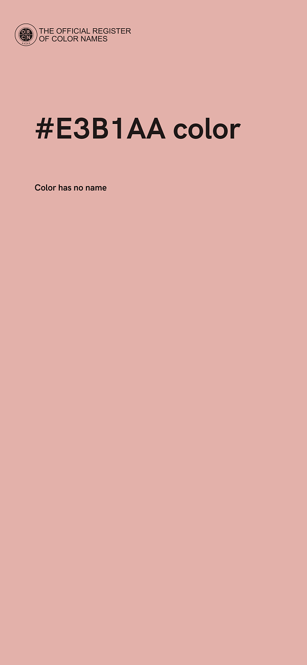 #E3B1AA color image