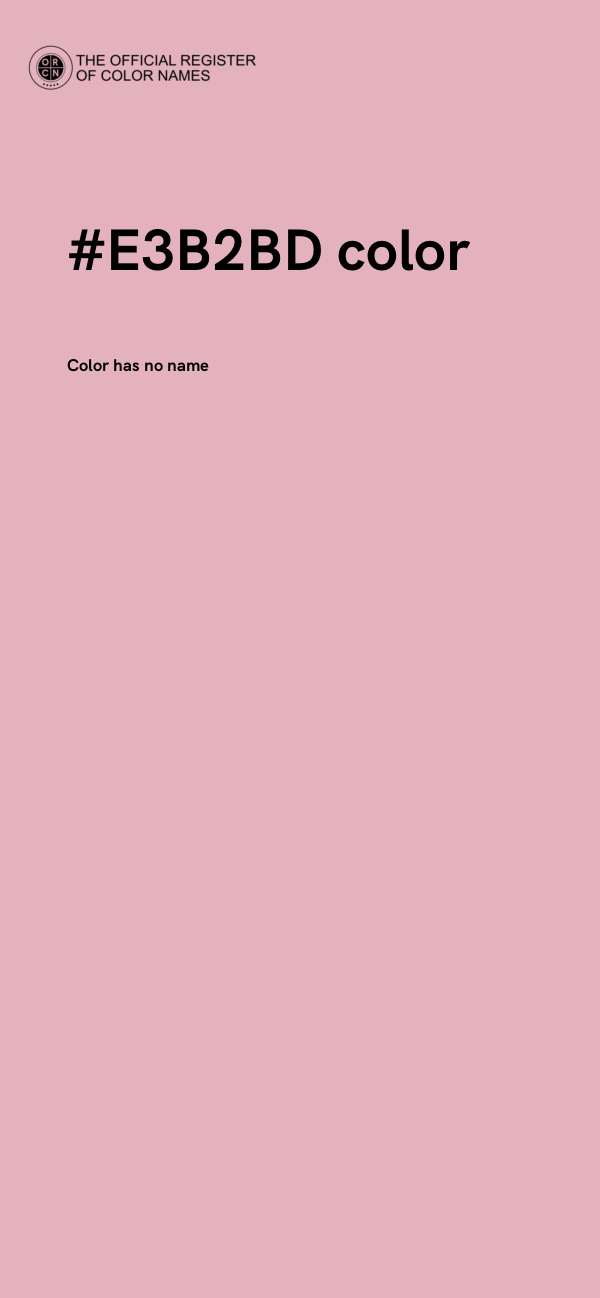 #E3B2BD color image