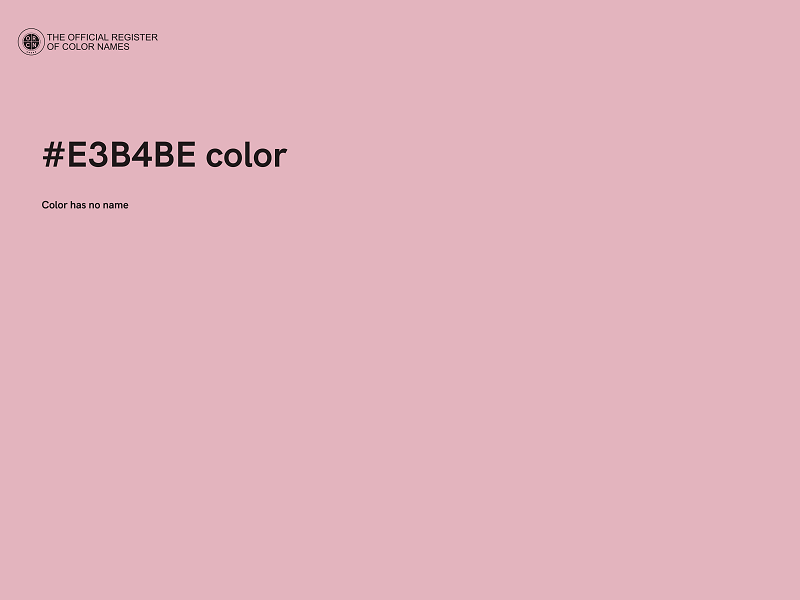 #E3B4BE color image