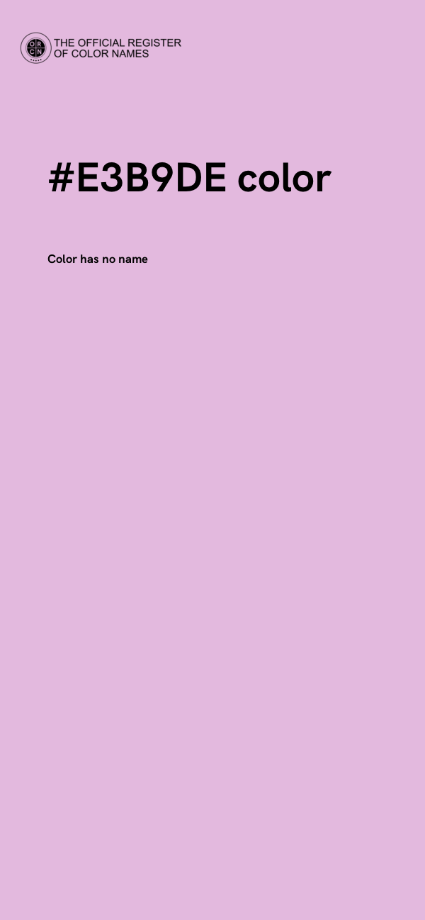 #E3B9DE color image