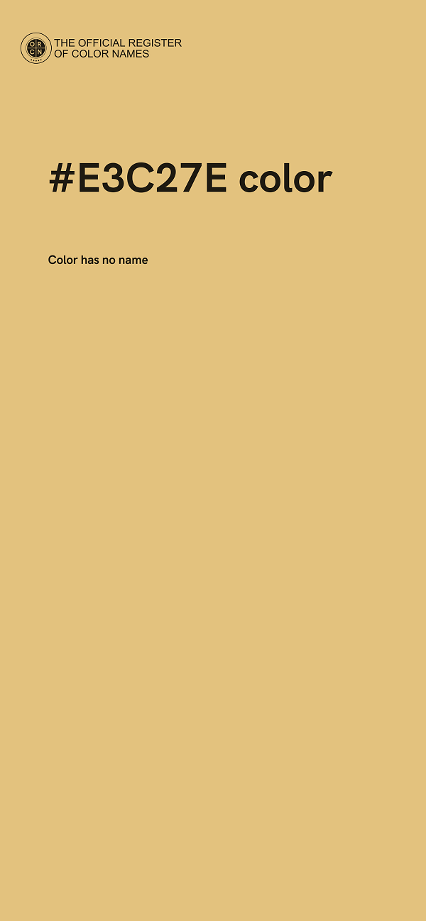 #E3C27E color image