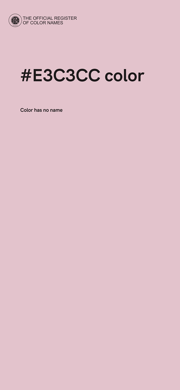 #E3C3CC color image