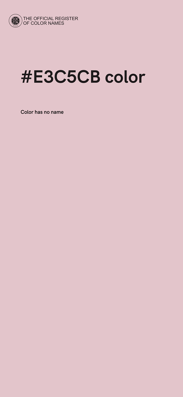 #E3C5CB color image