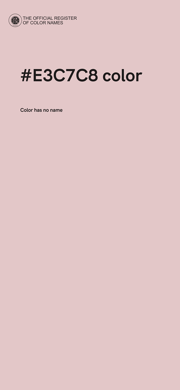 #E3C7C8 color image