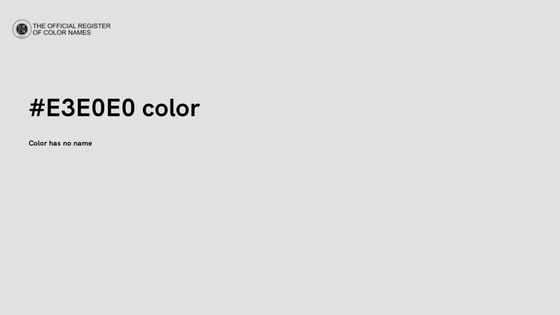 #E3E0E0 color image