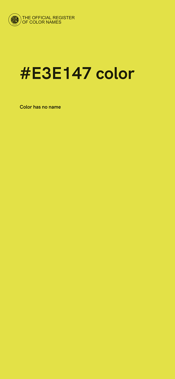 #E3E147 color image