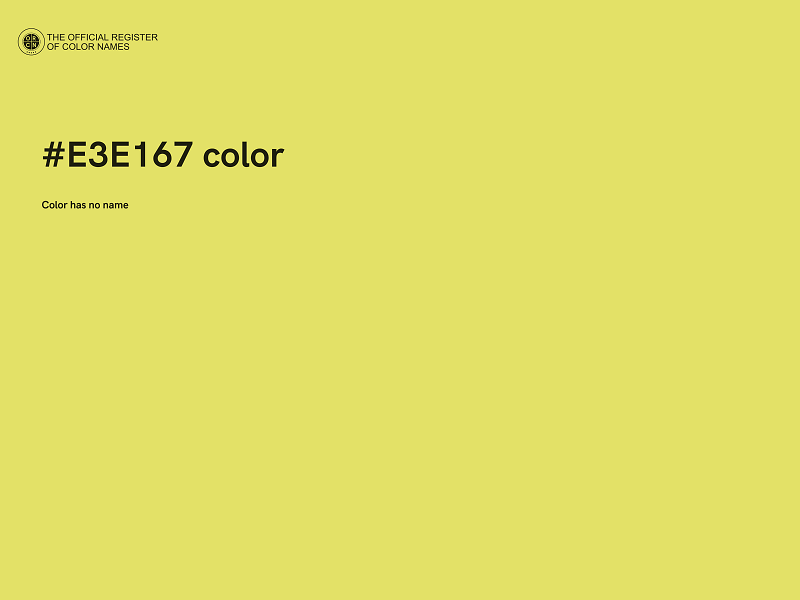 #E3E167 color image