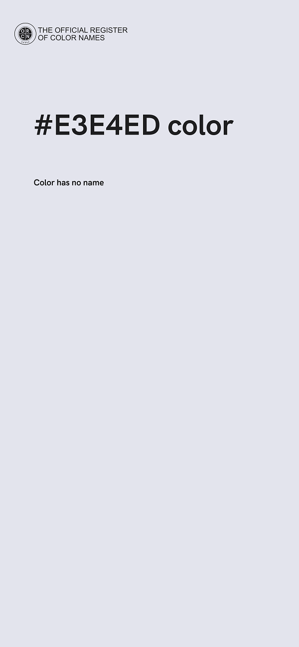 #E3E4ED color image
