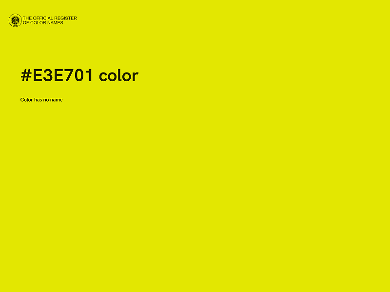 #E3E701 color image