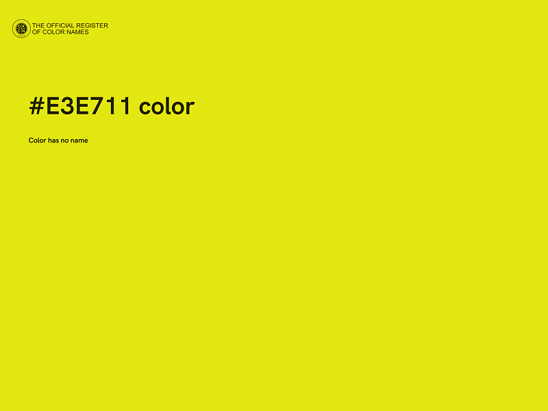 #E3E711 color image