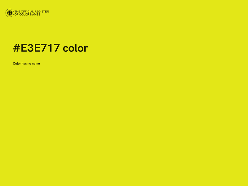 #E3E717 color image